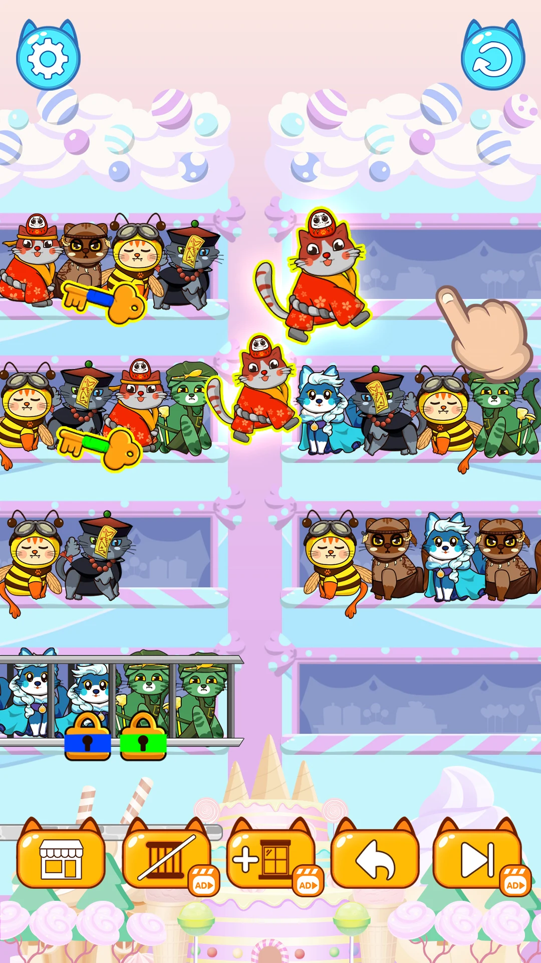 Cat Sort Puzzle : Color Games screenshot